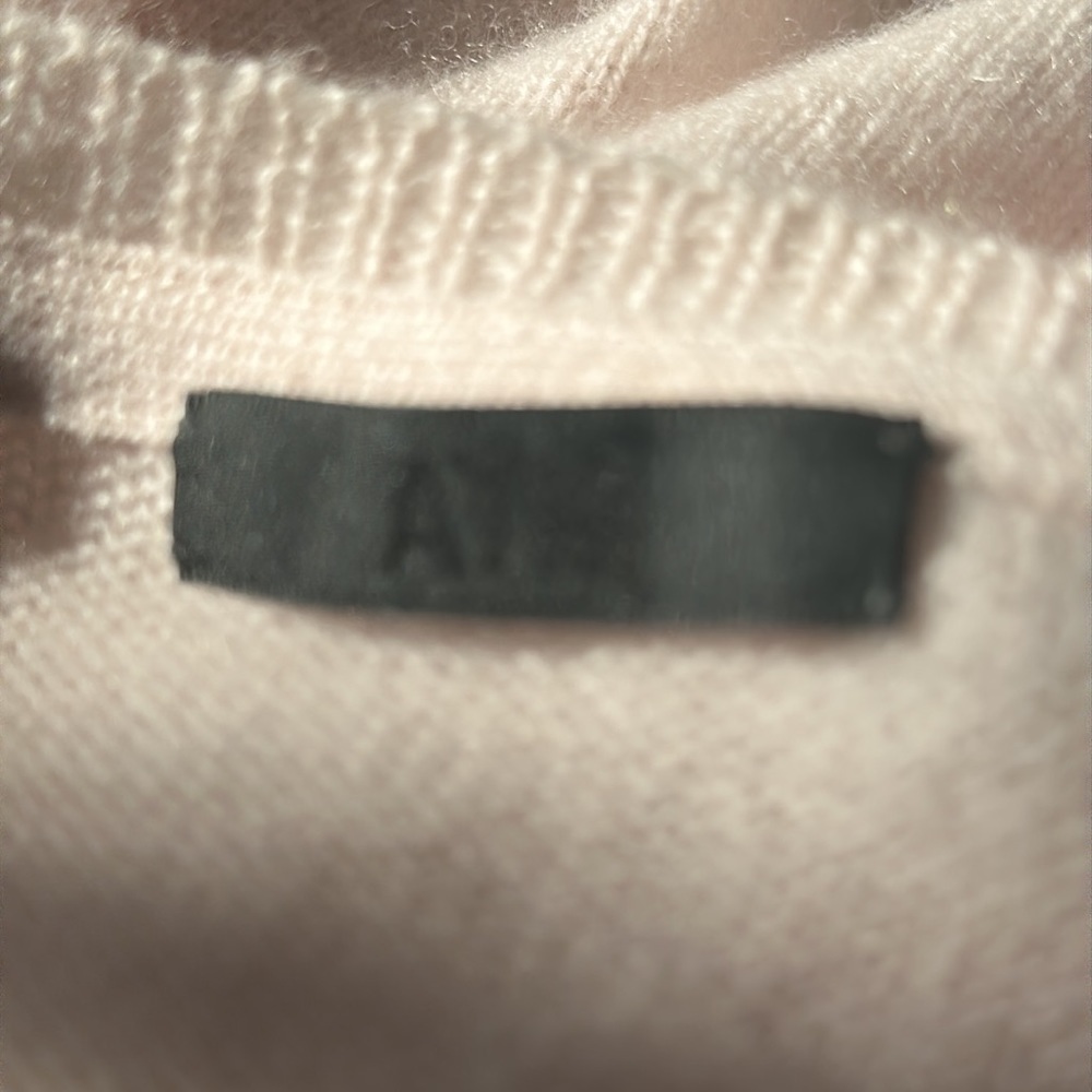 ATM sweater soft peach size large 100% cashmere soft girl - Picture 12 of 13